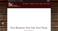 Desktop Screenshot of mb-lawyers.com